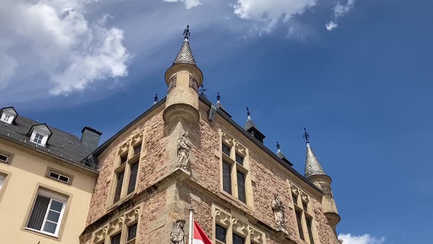 Historical Townhall in Echternach, Luxembourg