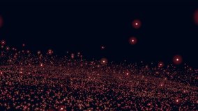A digital artwork of glowing fireflies floating in a dark night sky. Small orbs of light mimic the twinkling stars, creating a tranquil and enchanting scene - Powered by Shutterstock - Get 15% off with code: PIKWIZARD15