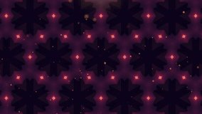 Kaleidoscopic pattern with glowing, abstract shapes that resemble clover leaves or floral motifs. Vibrant colors, primarily shades of orange and purple. Soft gradients give the pattern a dynamic. - Powered by Shutterstock - Get 15% off with code: PIKWIZARD15