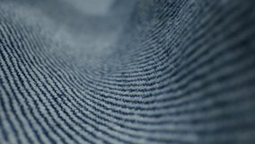 Blue textile jeans cloth texture close-up macro. Fashion fabric multicolor. Cotton casual clothes - Powered by Shutterstock - Get 15% off with code: PIKWIZARD15