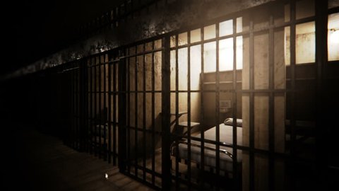 Prison cells infinite loop animation.