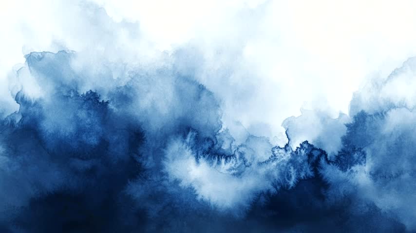 Abstract Blue Watercolor Background wallpaper 