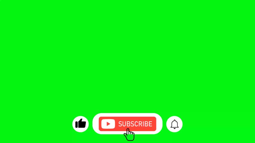 Eye-Catching Social Media Animation: Interactive Lower Thirds with Subscribe Button, Bell Icon and Mouse Click Effect.