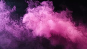 Pink paint splash each other in water against a white background, colored ink spreads and bursts like a colorful cloud, fluorescent lighting and natural glitter. Slow motion, 4K. - Powered by Shutterstock - Get 15% off with code: PIKWIZARD15