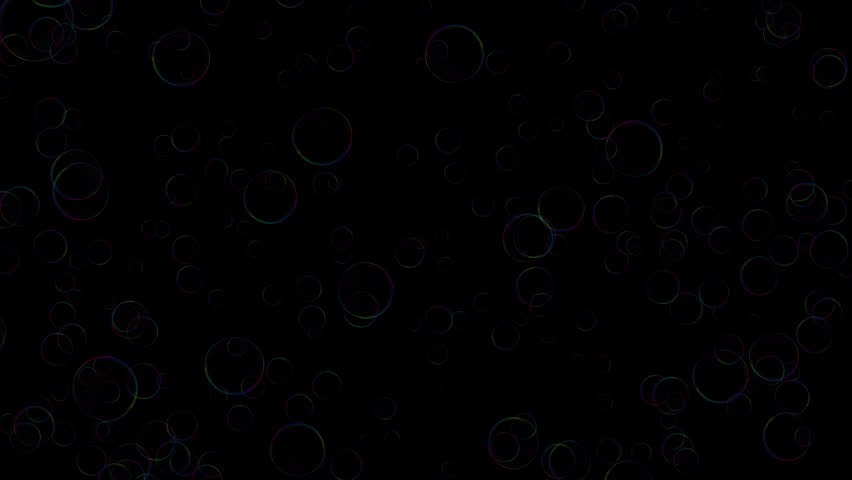 Bubble Explosion. Burst of Soap Bubbles. Bubble Shape Particle Blast. Transparent Background. Alpha Channel