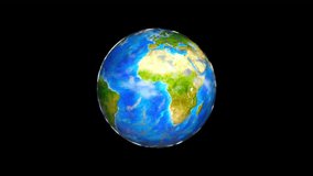 Rotating 3D Earth Animation with Realistic Country Borders and Global Details - Powered by Shutterstock - Get 15% off with code: PIKWIZARD15