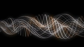 Abstract digital of spiral wave with colors dots. Futuristic flow DNA. Connection big data. Technology cyber security on future space background. Analysis network connection. 3D rendering. - Powered by Shutterstock - Get 15% off with code: PIKWIZARD15