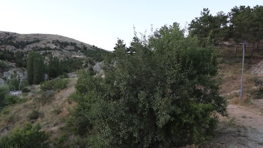 Sunset view of Konya Sille Dam
