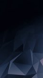 Dark blue low poly shapes geometric abstract background animation with copy space. Full HD and looping. - Powered by Shutterstock - Get 15% off with code: PIKWIZARD15
