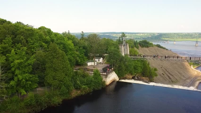 Enjoy the view at montmorency fall - Canada