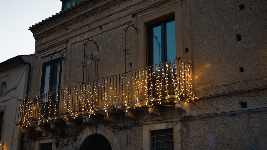 Architecure Decorations In The Town Of Italy 