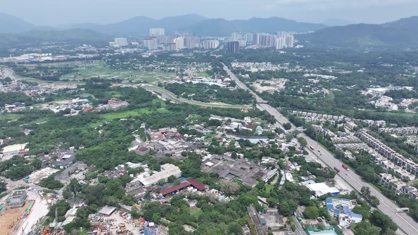 Discover the comprehensive planning for Hong Kong Northern Metropolis Development Kwu Tung North New Mitdown Area, integrating residential, commercial, research, and agricultural zones