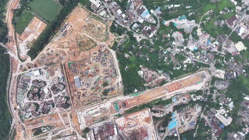 Discover the comprehensive planning for Hong Kong Northern Metropolis Development Kwu Tung North New Mitdown Area, integrating residential, commercial, research, and agricultural zones