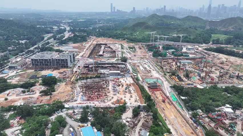 Discover the comprehensive planning for Hong Kong Northern Metropolis Development Kwu Tung North New Mitdown Area, integrating residential, commercial, research, and agricultural zones