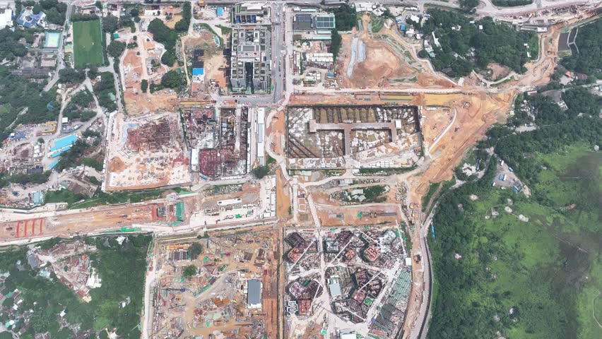 Discover the comprehensive planning for Hong Kong Northern Metropolis Development Kwu Tung North New Mitdown Area, integrating residential, commercial, research, and agricultural zones