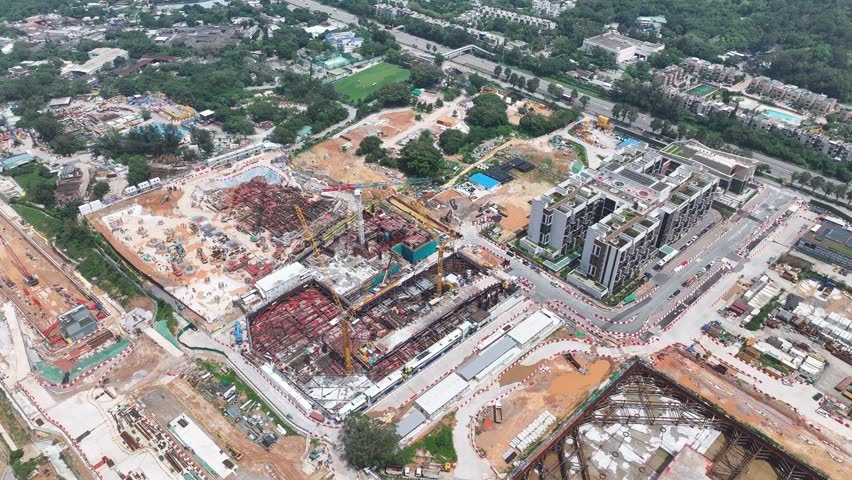 Discover the comprehensive planning for Hong Kong Northern Metropolis Development Kwu Tung North New Mitdown Area, integrating residential, commercial, research, and agricultural zones