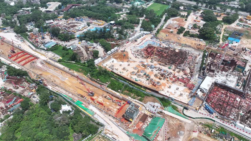 Discover the comprehensive planning for Hong Kong Northern Metropolis Development Kwu Tung North New Mitdown Area, integrating residential, commercial, research, and agricultural zones