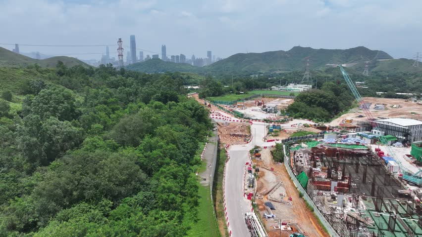 Discover the comprehensive planning for Hong Kong Northern Metropolis Development Kwu Tung North New Mitdown Area, integrating residential, commercial, research, and agricultural zones