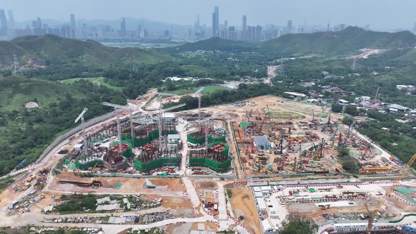Discover the comprehensive planning for Hong Kong Northern Metropolis Development Kwu Tung North New Mitdown Area, integrating residential, commercial, research, and agricultural zones