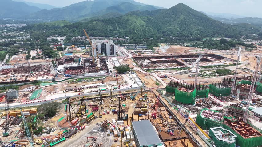 Discover the comprehensive planning for Hong Kong Northern Metropolis Development Kwu Tung North New Mitdown Area, integrating residential, commercial, research, and agricultural zones