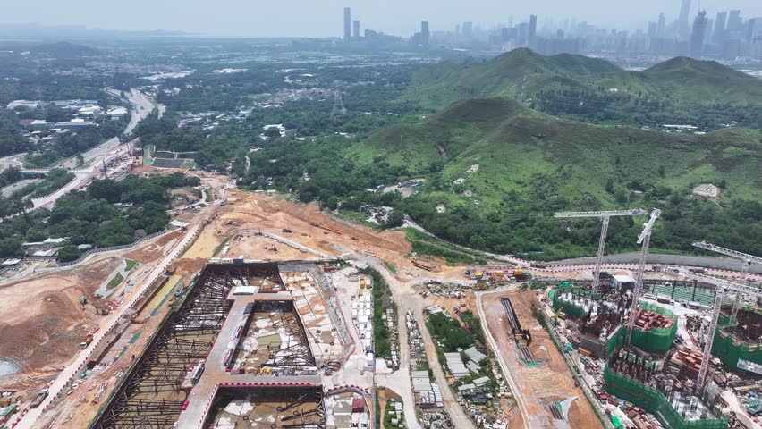 Discover the comprehensive planning for Hong Kong Northern Metropolis Development Kwu Tung North New Mitdown Area, integrating residential, commercial, research, and agricultural zones