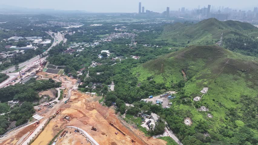 Discover the comprehensive planning for Hong Kong Northern Metropolis Development Kwu Tung North New Mitdown Area, integrating residential, commercial, research, and agricultural zones