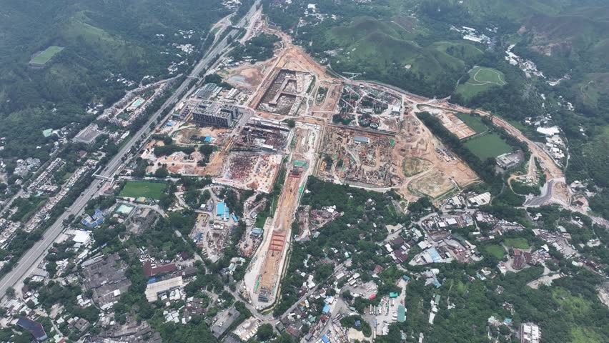 Discover the comprehensive planning for Hong Kong Northern Metropolis Development Kwu Tung North New Mitdown Area, integrating residential, commercial, research, and agricultural zones