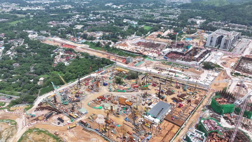 Discover the comprehensive planning for Hong Kong Northern Metropolis Development Kwu Tung North New Mitdown Area, integrating residential, commercial, research, and agricultural zones