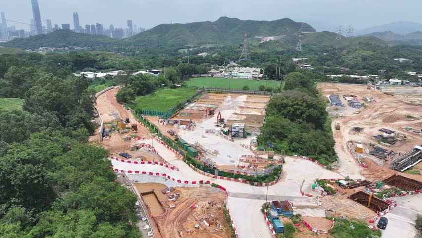 Discover the comprehensive planning for Hong Kong Northern Metropolis Development Kwu Tung North New Mitdown Area, integrating residential, commercial, research, and agricultural zones