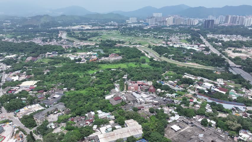 Discover the comprehensive planning for Hong Kong Northern Metropolis Development Kwu Tung North New Mitdown Area, integrating residential, commercial, research, and agricultural zones