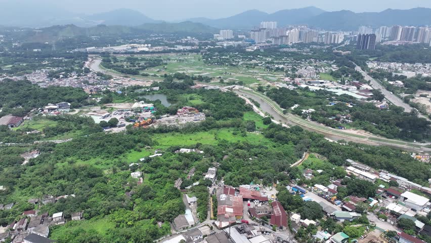 Discover the comprehensive planning for Hong Kong Northern Metropolis Development Kwu Tung North New Mitdown Area, integrating residential, commercial, research, and agricultural zones
