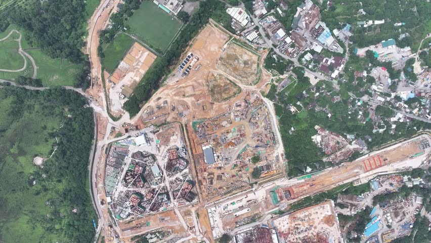 Discover the comprehensive planning for Hong Kong Northern Metropolis Development Kwu Tung North New Mitdown Area, integrating residential, commercial, research, and agricultural zones