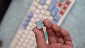 keycaps mechanical keyboard. Close up view - Powered by Shutterstock - Get 15% off with code: PIKWIZARD15