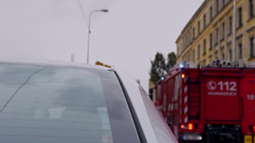 Emergency Response Vehicles are stationed in urban areas during the daytime for fast and efficient response