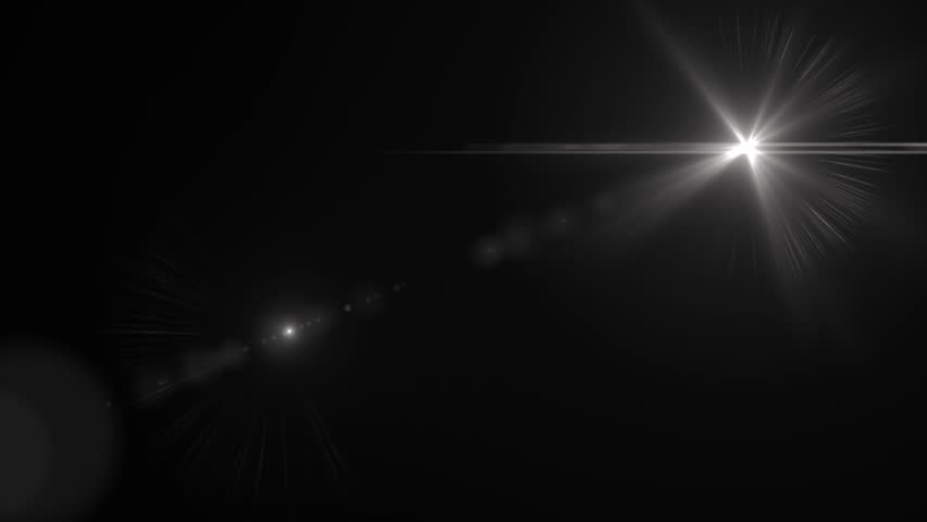 Optical lens flare effect.  Very high quality and reduction 