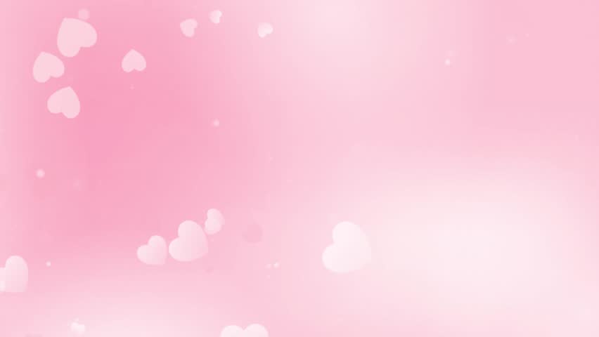 pink valentine day heart animated background. Wedding anniversary, love background. Bokeh, particle, shimmer, sparkle, with heart. Seamless 4K loop background. Love heart greeting video. Mother