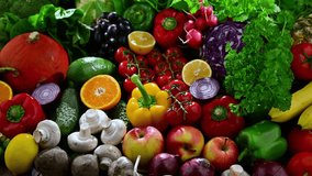 Fresh raw vegetables and fruits. - Powered by Shutterstock - Get 15% off with code: PIKWIZARD15