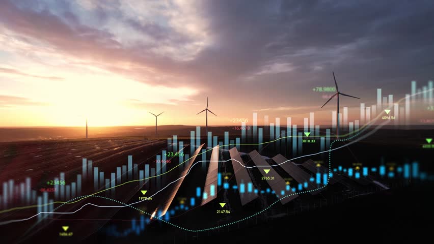 Green energy in full development.Increase in electricity prices on the world market.