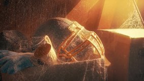 Old Football Helmet Picked Up In Dusty Sun Glow
 - Powered by Shutterstock - Get 15% off with code: PIKWIZARD15