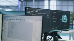 Computers in data center providing computing resources needed for artificial intelligence to process massive datasets for training. Server room storing data used for machine learning - Powered by Shutterstock - Get 15% off with code: PIKWIZARD15