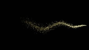 particle gold tail wave trail animation 4k - Powered by Shutterstock - Get 15% off with code: PIKWIZARD15