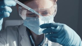 Pharmaceft in the chemical laboratory is working on development new drugs for treatment and medical industry. A scientist sets up experiment in new study. Vaccine testing. Biotechnology and analysis - Powered by Shutterstock - Get 15% off with code: PIKWIZARD15