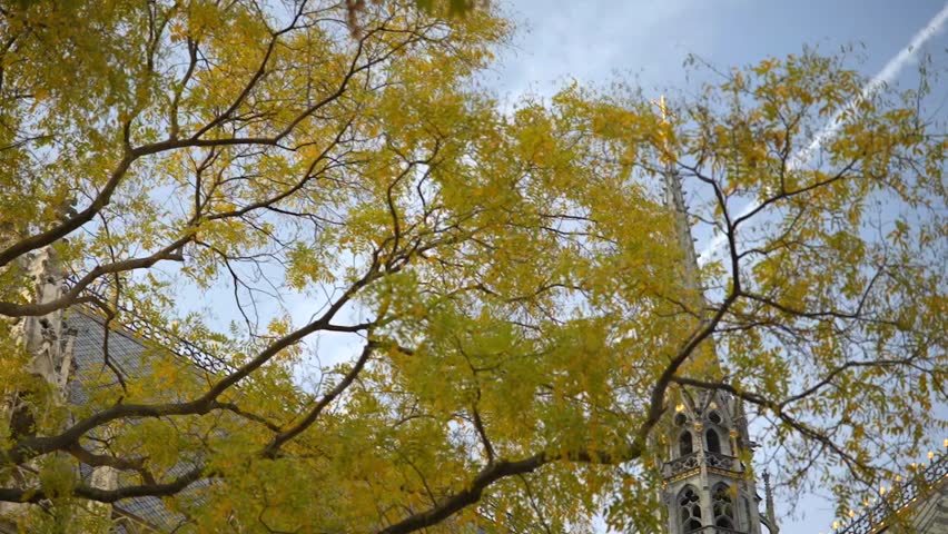 Facade of Votive Church,Vienna, Austria.