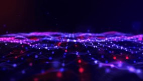 Futuristic flight through colorful digital landscape. - Powered by Shutterstock - Get 15% off with code: PIKWIZARD15