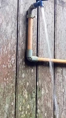 water flowing from the tap