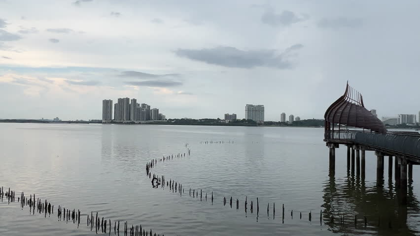 Pan View of Eagle Point at Sungei Buloh Wetland Reserve, Singapore