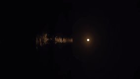 Slow motion Moon path on the sea surface. Full moon. Vertical video - Powered by Shutterstock - Get 15% off with code: PIKWIZARD15