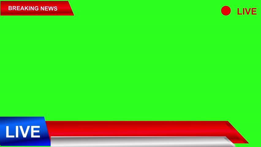 Live news frame animation template background, 4k screen display for broadcasts and news events