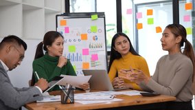 Engaging Team Meeting Diverse Professionals Collaborate on Strategies and Ideas for Enhanced Office Engagement and Teamwork. - Powered by Shutterstock - Get 15% off with code: PIKWIZARD15