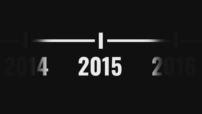 Motion graphic New year 2025 slide animation minimalist style.